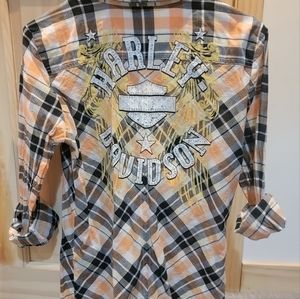 Women's Harley Davidson button down